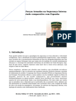 Emprego das FFAA na Segurança Interna: Estudo PT-ES