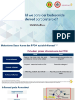 Final - Budesonide As A Prefer Corticosteroid - Prof Amin