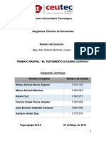 Informe Testamento Cerrado