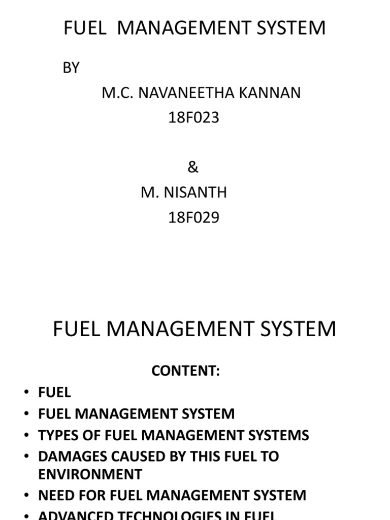 Fuel Management System PDF