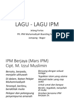 Lagu-lagu IPM Jelang Fortas