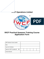 AC-0026 Practical Assessor Training Course Application Form