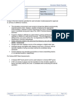 AC-0062 Simulator Model Checklist