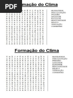 Formação Do Clima