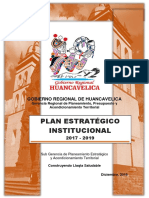 Plan Estratégico Gobierno Regional Huancavelica 2017-2019