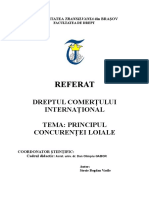 REFERAT, Dreptul Comertului International