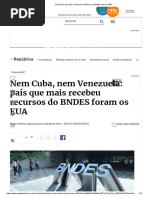 Os Países Que Mais Receberam Dinheiro Do BNDES Desde 1998