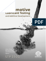 Automotive Lubricant Testing and Additive Development PDF