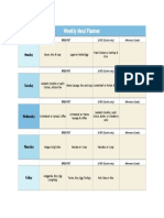 Weekly Meal Planner