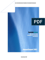 Annual Report 2007: Sustainlabour. International Labour Foundation For Sustainable Development (Sustainlabour, 2007)