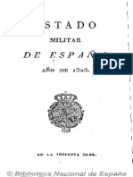 Estado Militar de España (Ed. en 16º) - 1828