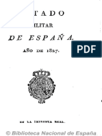 Estado Militar de España (Ed. en 16º) - 1827