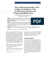 Computerized 3-Dimensional Study of The Embryologic Development of The Human Masticatory Muscles and Temporomandibular Joint