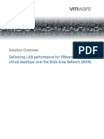 Solution Overview: Delivering Lan Performance For Vmware Horizon View Virtual Desktops Over The Wide Area Network (Wan)