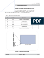 3-2-2. Backlight Connector Pin Configuration (Cn3) : Product Specification
