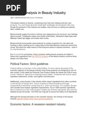 PESTLE ANALYSIS