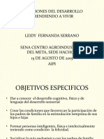 Dimensiones Del Desarrollo y Estimulacion Temprana