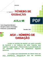 Nox - Número de Oxidação e suas Regras