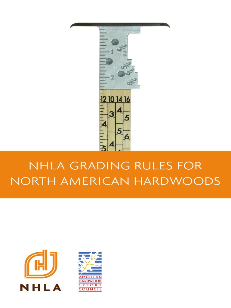 NHLA Grading Rules For North American Hardwoods PDF Foot (Unit