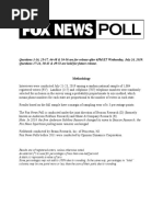 Fox News Poll, 7/24