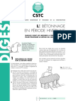 Bétonnage en Période Hivernale