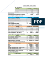 Presupuestos Para La Empresa LPQ Maderas de Colombia