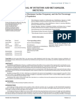 Relationship Between The Maximum Cardiac Frequency and The Fat Percentage in The Apparently Healthy Population