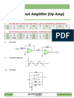 Op Amp Application (Logarithmic / Anti Logarithmic) Answer Keys