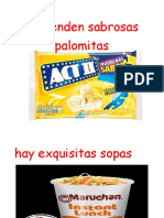 Se Venden Sabrosas Palomitas