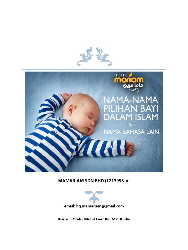 Nama Bayi Pdf