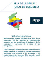 Historia de La Salud Ocupacional en Colombia