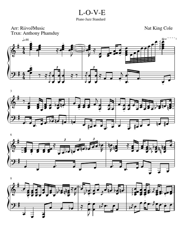 L O V E Nat King Cole Pdf