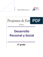 9° Desarrollo Personal y Social
