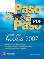 Paso A Paso. Microsoft Office Access 200 - Virginia Andersen PDF