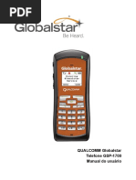 QUALCOMM Globalstar Telefone GSP-1700 Manual Do Usuário