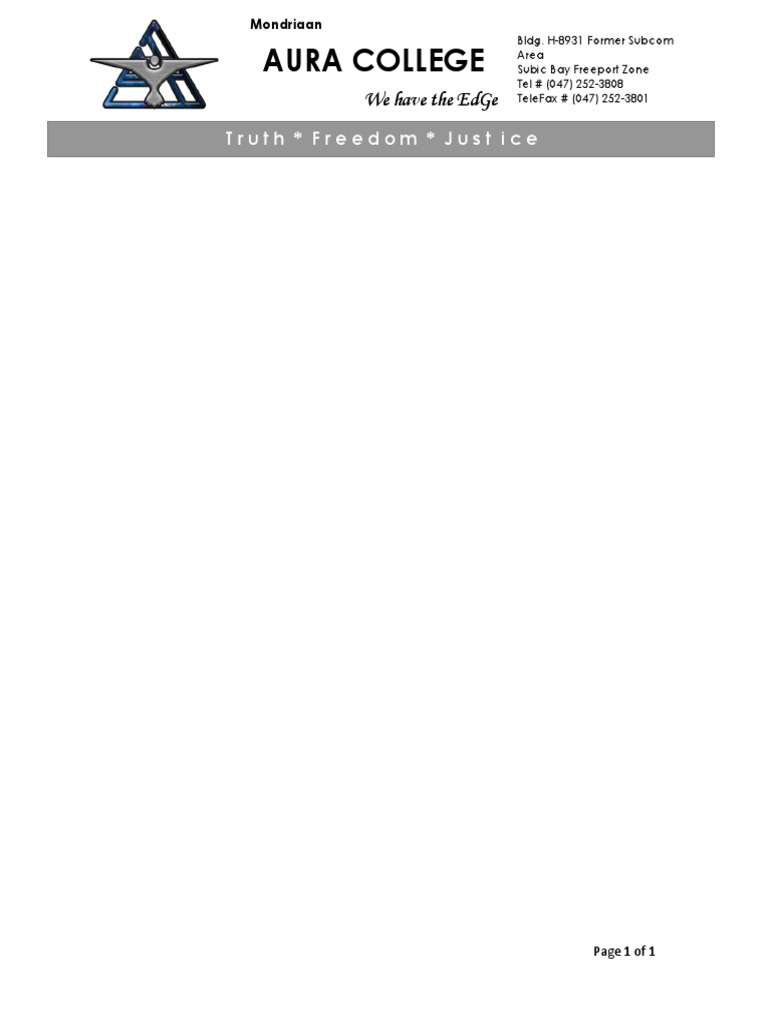 MAC Letterhead Template PDF
