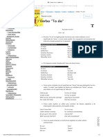 Verbo - To do - - Inglés A1 】 PDF
