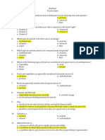 Practice Quiz Nutrition Answer Key PDF