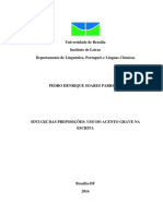 Sintaxe Das Preposições