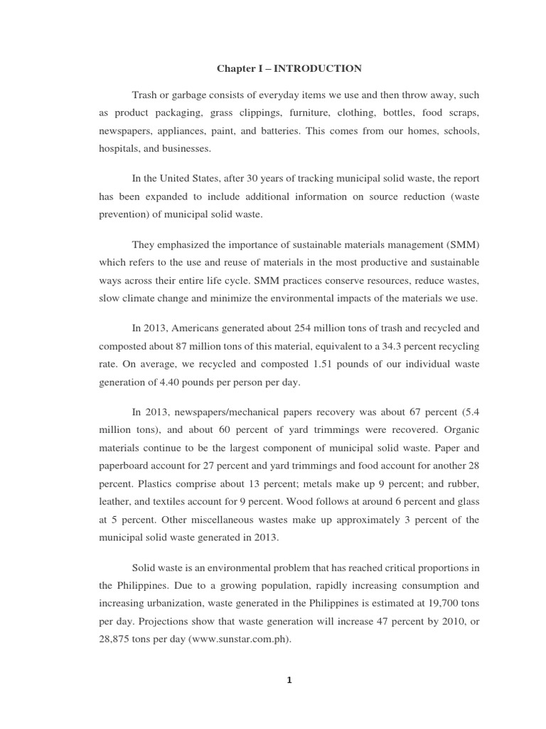 Reducing Solid Waste Through Recycling | PDF | Electronic Waste | Waste ...