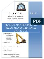 MAQUINARIA PESADA Plan de Mantenimiento Excavadora Giratoria PDF
