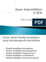 Aliran Filsafat (3 SKS)