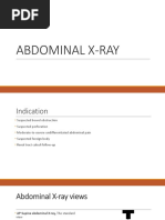 AXR Interpretation and Indications | PDF | Medical Specialties | Anatomy