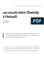 Um Debate Entre Chomsky e Foucault - Le Monde Diplomatique