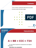 2019 Secundaria Cartelera Matematica en Espanol Febrero