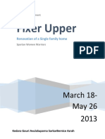 Project Management - Fixer Upper 