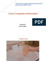coagulation and flocculation