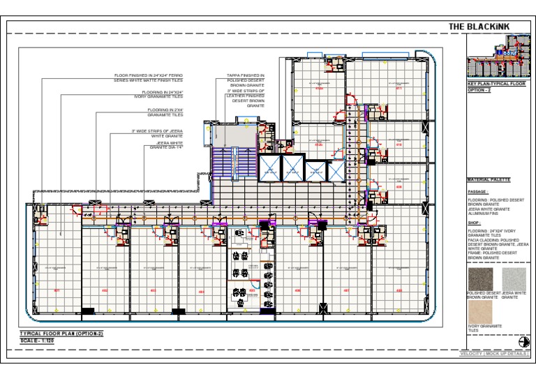 The Blackink: Key Plan-Typical Floor Option - 2 | PDF