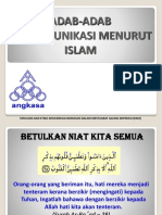 Peradaban Berkomunikasi Menurut Islam.