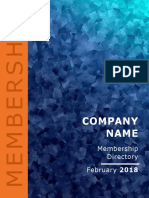 Company Name: Membership Directory